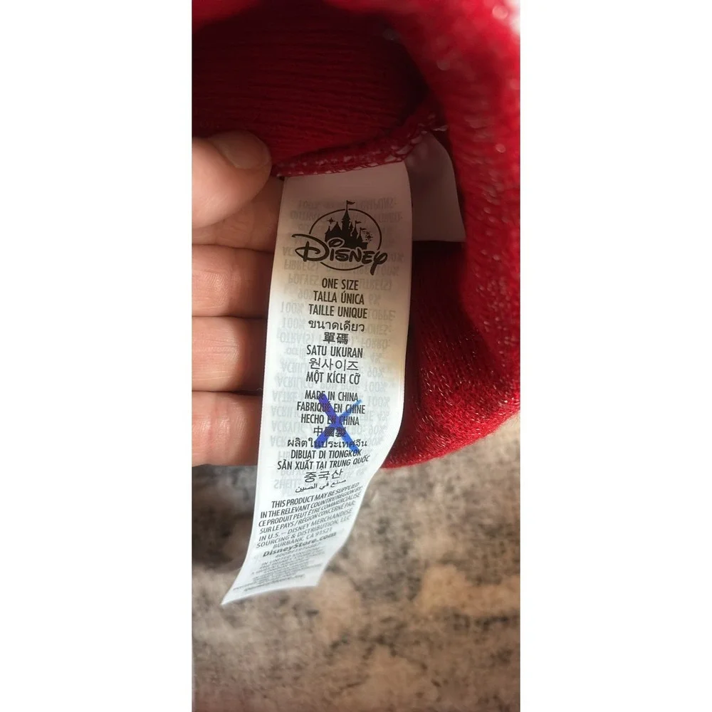 Disney Mickey/Minnie Mouse Toddler Beanie Hat Set